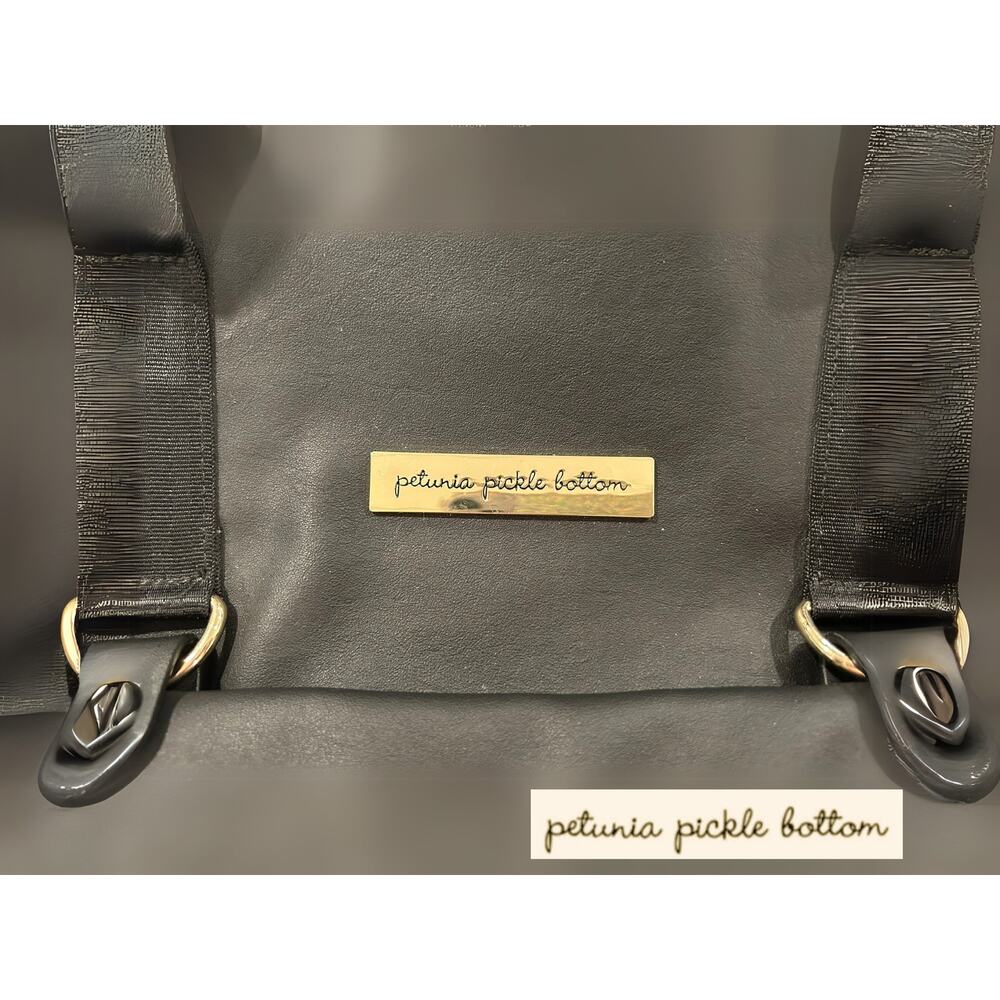 Petunia Pickle Bottom Leatherette Boxy Backpack